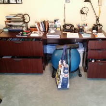 Braddock Hills Estate Office before desk