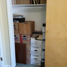 Braddock Hills Estate Office before Closet 2