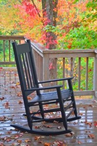 fall rocking chair